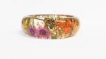 Unique gift for mom, mother's day gift, pressed flower bangle, real flower bracelet, nature jewelry, pressed flower jewelry, nature inspired - Image 7