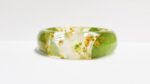 Resin jewelry, resin bracelet, real flower jewelry, pressed flower jewelry, nature inspired jewelry, yellow and green jewelry, mom gifts - Image 6