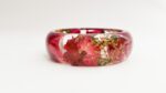 Rose jewelry, real flower bangle, real flower bracelet, resin bracelet, botanical gifts, real flower jewelry, handmade jewelry gifts - Image 6