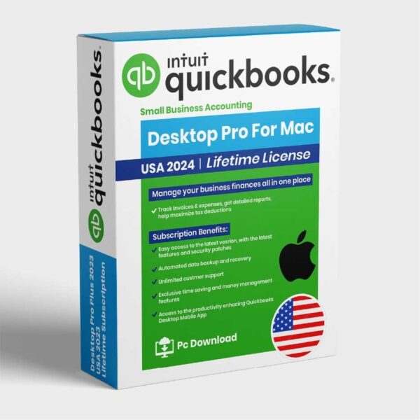 QuickBooks Desktop Pro 2024 for Mac – Lifetime Activation